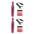 thumbnail image 4 of QualitChoice Electric Nail Lime Drill Lime Acrylique Manucure Bit Portable Machine Set Rouge 2Set, 4 of 6