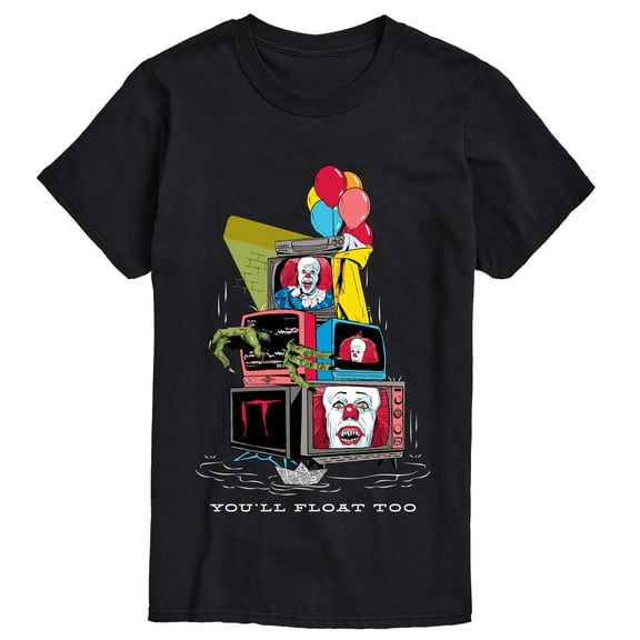 IT - TV Stack - Men's Short Sleeve Graphic T-Shirt