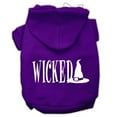 thumbnail image 6 of Halloween Pet Dog  Cat Hoodie Screen Printed, "Wicked", 6 of 11