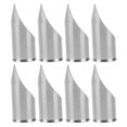 thumbnail image 2 of Angle de Revers de Doigt, Léger Outil de Revers de Couture Réglable Conception 8Pcs en Acier Inoxydable pour Collier, 2 of 8