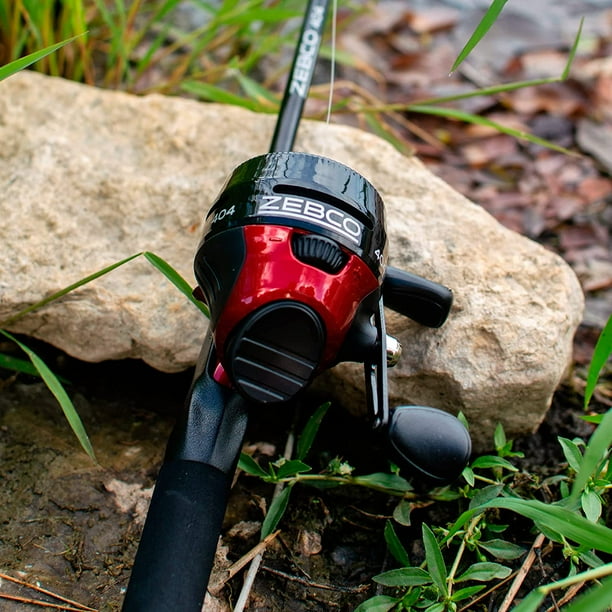 ポコ Zebco 404 Spincast Reel, Fishing Rod Combo, 6-Ft 2-Pieces, Right