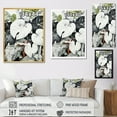 thumbnail image 4 of Designart "Monochromatic Serenity In Botanical Minimalism" Plants Floater Framed Canvas Prints, 4 of 5