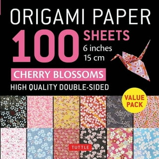 Uxcell Origami Paper Double Sided Pink 6x6 Inch Square Sheet for Art Craft  Project, Beginner 25 Sheets