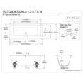 thumbnail image 3 of Aqua Eden VCTQND6732NL0 67" Cast Iron Rectangular Double Ended Clawfoot Tub (No Faucet Drillings), White/Matte Black, 3 of 8