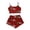 Purple, variant on Women's Festive Sleeveless Sleepwear Set Comfortable Soft Pajamas Cozy Holiday Nightwear Outfit for Relaxation and Bedtime