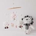 thumbnail image 5 of Crib Mobiles - Nursery Mobiles - Natural Crib Mobile for Girls with Felt Clouds - Wood Crib Hanging, 5 of 5