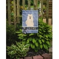 thumbnail image 2 of Carolines Treasures BB5611GF Samoyed Welcome Garden Size Flag, 2 of 3
