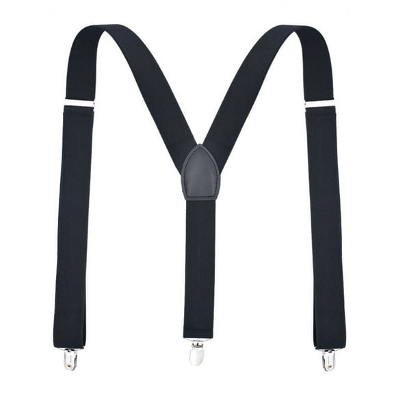 Angala Classic Solid Color Dress Suspenders For Formal Trouser Braces With Metal Clips And Adjustable Straps For Business Attire And Wedding Events Soft Stylish Basic Suspenders