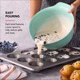 thumbnail image 2 of KitchenAid 3-Piece Nesting Plastic Mixing Bowls Set, Spearmint, 2 of 11
