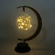 thumbnail image 3 of Linternas de pentagrama de alambre de cobre, 20LED, cuerda de cáñamo hecha a mano, luz nocturna de hierro para dormitorio cálido, 3 of 8