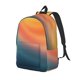 thumbnail image 1 of Disketp yellow orange and teal Mochila de Lona Estampada, Mochila Escolar de Viaje Ligera para Estudiantes y Portátil-Medium, 1 of 5