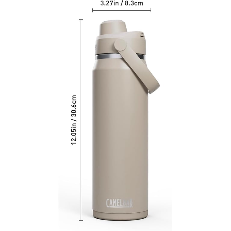 BJPKPK Botellas De Agua Con Aislamiento Y Tapa Con Popote, Grande  40 Fl Oz Acero Inoxidable 3 Tapas Reutilizable Para Agua Fria O Caliente