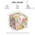 thumbnail image 2 of Honeii 's Tropical Flamingo Pineapple for Leather Square Tissue Box Cover Holder: A Stylish Organizer for Tabletops, Bathrooms, Cars & Offices, 2 of 5