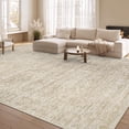 thumbnail image 6 of Washable Rug 8x10 Area Rugs: Modern Geometric Rugs For Living Room Non Slip Soft Low Pile Moroccan Indoor Carpet Bedroom Dining Home Office (beige  8'x10'), 6 of 8