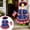 A, variant on Kumdkdwn Patriotic Porch Goose Outfit – 4th of July American Flag Dress & Hat Costume for Outdoor Goose Statue Holiday Decor