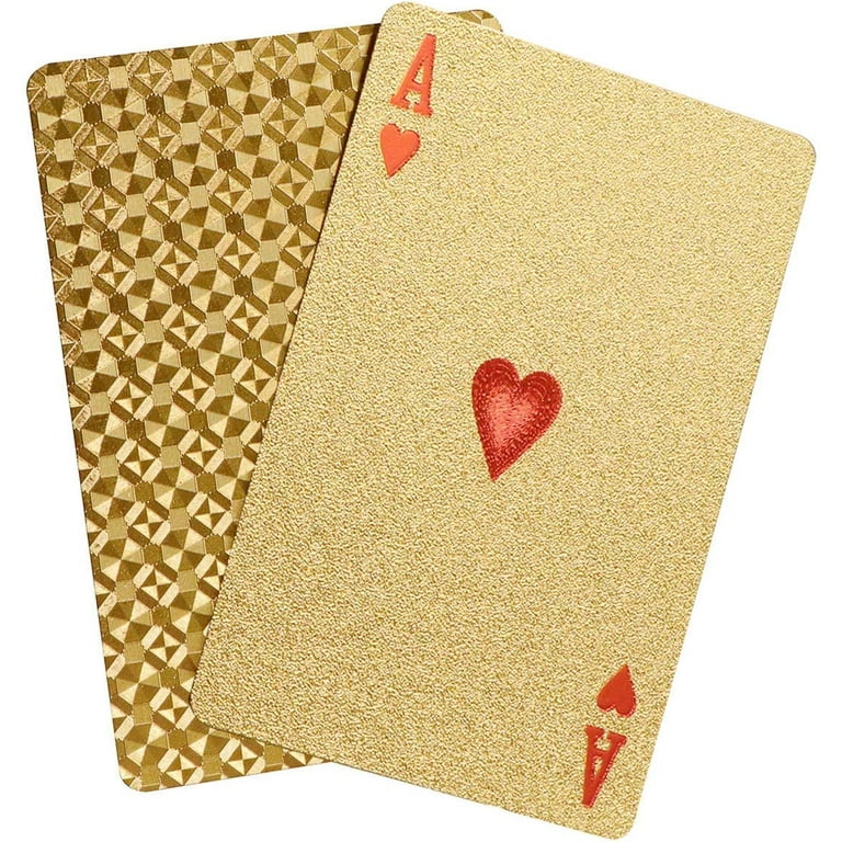  ACELION Waterproof Playing Cards, Plastic Playing Cards, Deck  of Cards, Gift Poker Cards (Black Diamond Cards) : Toys & Games