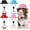 MIX Color-4PCS, variant on Small Animal Pet Hats & Bow Ties Suit, Pet Clothes Outfits Costumes for Guinea Pig Cat Kitten Rabbit Bunny Ferret Hamster Chinchilla Hedgehog Reptile Lizard Bearded Dragon