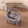 thumbnail image 2 of PetPivot AutoScooper 12 Self Cleaning Cat Litter Box, Automatic Litter Box with Open Top, Safety Sensors, Anti-Pinch, Easy Step, Dark Grey, 2 of 9