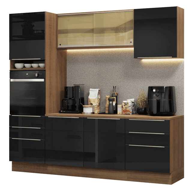 Cocina Integral Completa Modular Madesa Lux 240cm MN 08