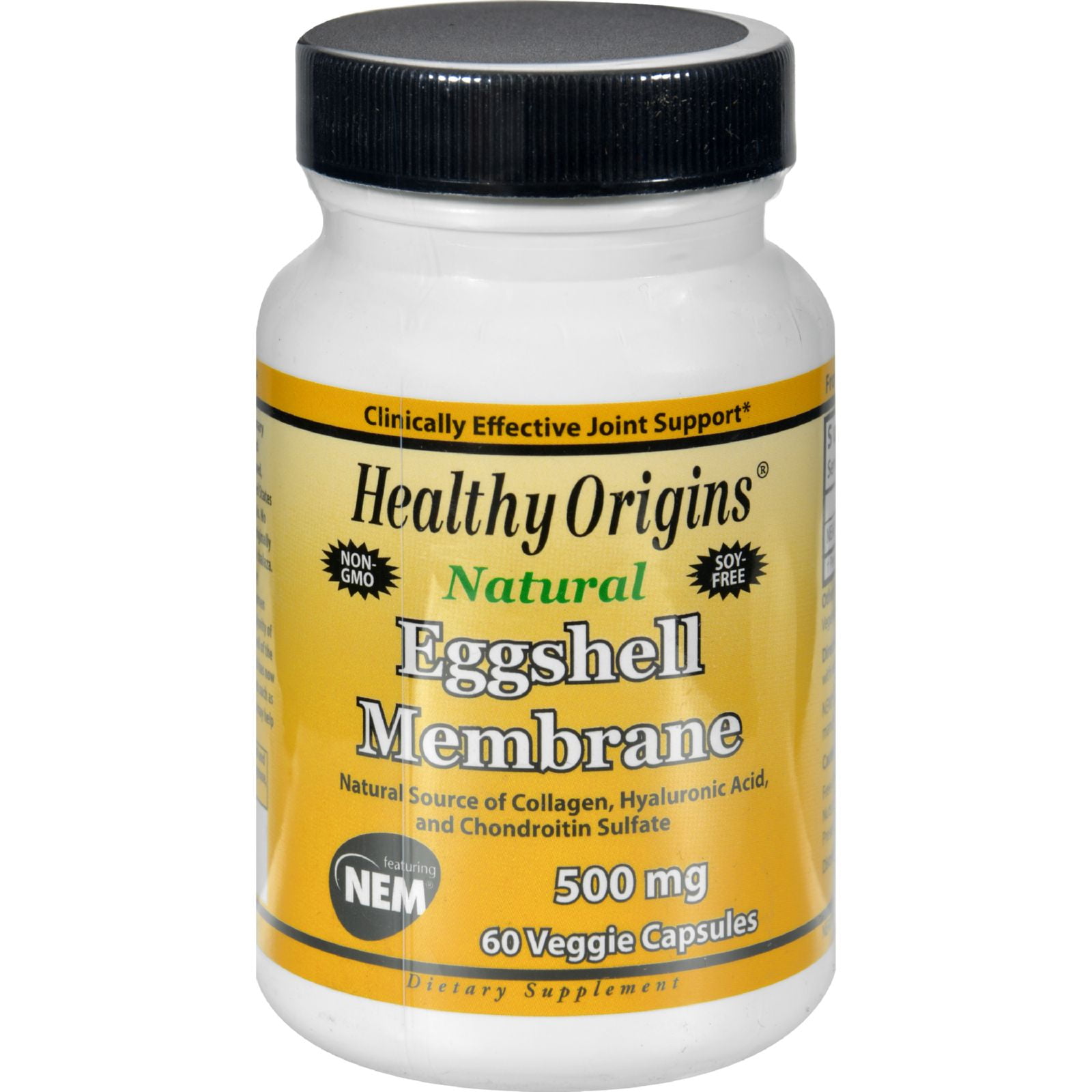 Healthy Origins Eggshell Membrane 500 mg 60 Vegetarian Capsules