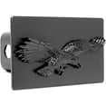 thumbnail image 2 of MULL 3D Flying Eagle Emblem Metal Trailer Hitch Cover (Fits 1.25" Receiver, Black Eagle), 2 of 4