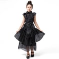 thumbnail image 4 of Vestido de actuación de la familia Adams, vestido con velo, vestido de velo negro de Adams, miércoles, Adams cosl, 4 of 6