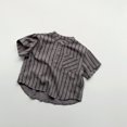 thumbnail image 4 of COM1950s Hauts d'Été Mignons, T-Shirt à Manches Courtes en Coton à Rayures pour Enfants, Col Rond, Shorts en Coton pour Garçons, 4 of 6