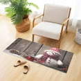 thumbnail image 4 of Dreamtimes Snowman Kitchen Rug 20"x39", Non Skid Kitchen Runner Rug Absorbent Resist Dirt Kitchen Floor Mat Comfort Standing Mat for Kitchen, Floor, Office, Sink, Laundry, 4 of 6