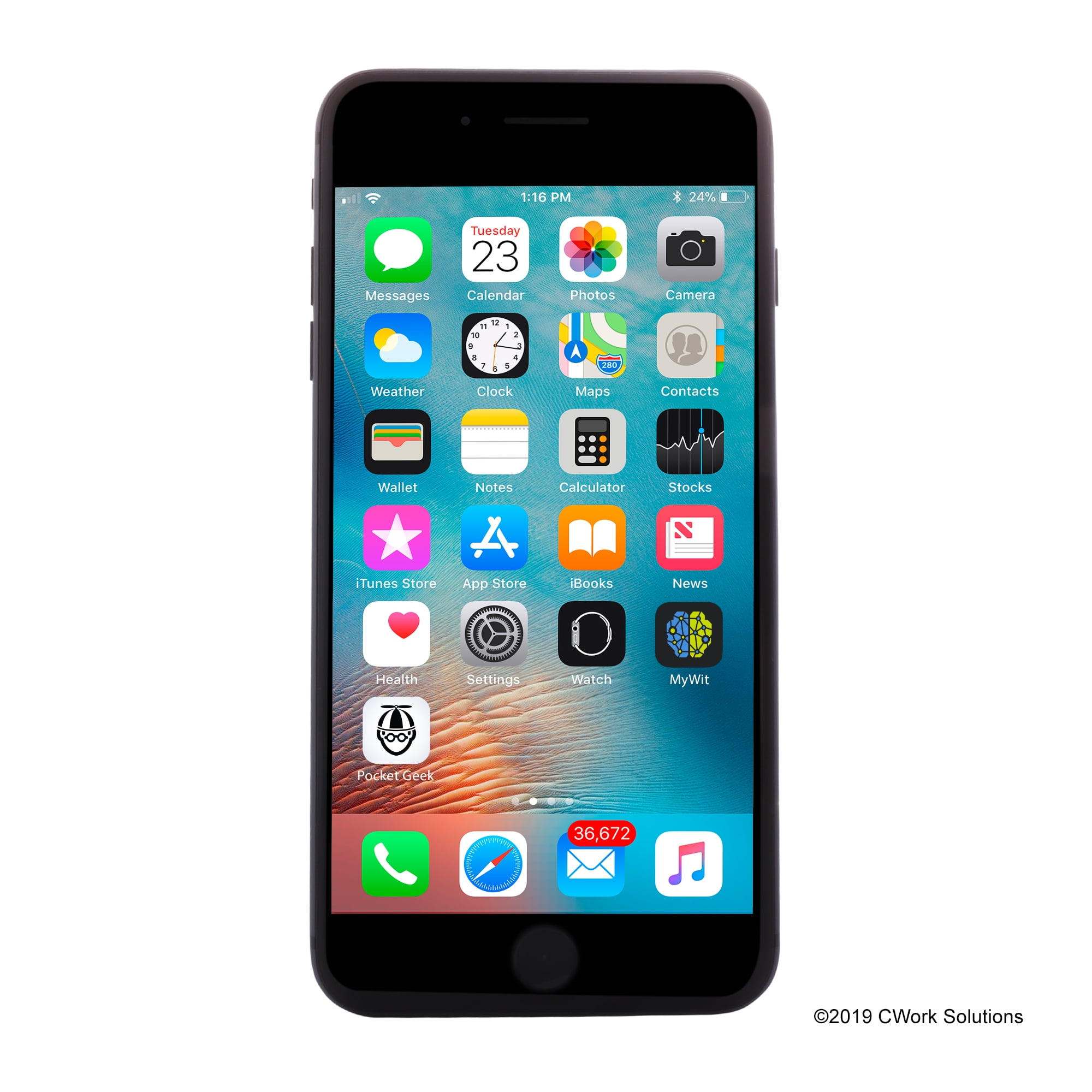 Refurbished-Apple iPhone 8 Plus a1864 64GB Space Gray Verizon Good