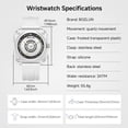 thumbnail image 4 of BOZLUN Mens Watch Fashion Casual Sport Waterproof Luminous Wrist Watches Equipped with Quartz Movement, 4 of 9
