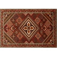 thumbnail image 1 of Ahgly Company Machine Washable Indoor Rectangle Traditional Light Brown Area Rugs, 6' x 9', 1 of 7