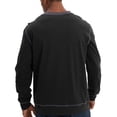 thumbnail image 6 of Tisuna Long Sleeve T-Shirts For Men Stretch V Neck Tops Men Solid Tshirts For Fitness Sports Size L, 6 of 8