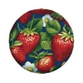 thumbnail image 2 of Gaeub Strawberry2 14-17in Tire Cover, Spare Tire Cover, for Camper Caravan, Trailer, Car, Truck, SUV, Jeep - 15 inch, 2 of 9
