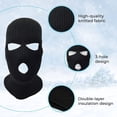 thumbnail image 5 of Sinhoon 3 Hole Knitted Full Face Ski Mask Winter Balaclava Face Cover for Outdoor Sports, 5 of 13