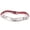 July - Ruby, variant on Birthstone Eternity Band Ring Wave Style (Channel Set/Full Round), Stackable Fashion Ring with Crystal Birthstone