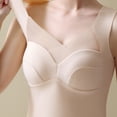 thumbnail image 3 of Camisas térmicas sin mangas para mujer con sujetador, chaleco con cuello en V, ropa interior, chaleco cálido con cojín -Color de piel, 3 of 5