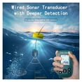 thumbnail image 4 of Smart Portable Sonar Fish Finder Fishing Lure Echo Sounder Fishing Finder Alarm Transducer Lake Sea ,Clear Depth Display, 4 of 5