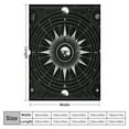 thumbnail image 4 of ARISTURING  Sun and Moon Blanket Gifts for Women Girls Mom, Space Psychedelic Decoration for Home Bedroom Living Room Office Dorm, Soft Comfort Lightweight Throw Blankets Black, 4 of 6