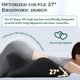 thumbnail image 4 of 2026 new Pillow, Sweet Surrender Couples Pillow, 27° Angle Perfect Position Couples Pillow, Rebound Couple Pillows, for All Posture (Pink), 4 of 10