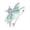 No.2, variant on MULA 925 Sterling Silver Finger Ring for Women, Luminous Firefly Hypoallergenic Sparkling AAA CZ Birthday Gift Jewelry with Box Size 6