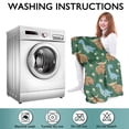 thumbnail image 6 of Green Highland Cow Dinosaur Pattern Wearable Oversized Blanket,Wearable Blanket Hoodie for Adults,Cozy Hooded Blankets with Super Pockets,Super Warm Fuzzy Pullover for Women & Men, 6 of 6
