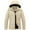 Beige-01, variant on Perfectbot Women's Winter Jacket with Detachable Hood, Zipper Pockets Quilted Bubble Coat for Fall and Winter