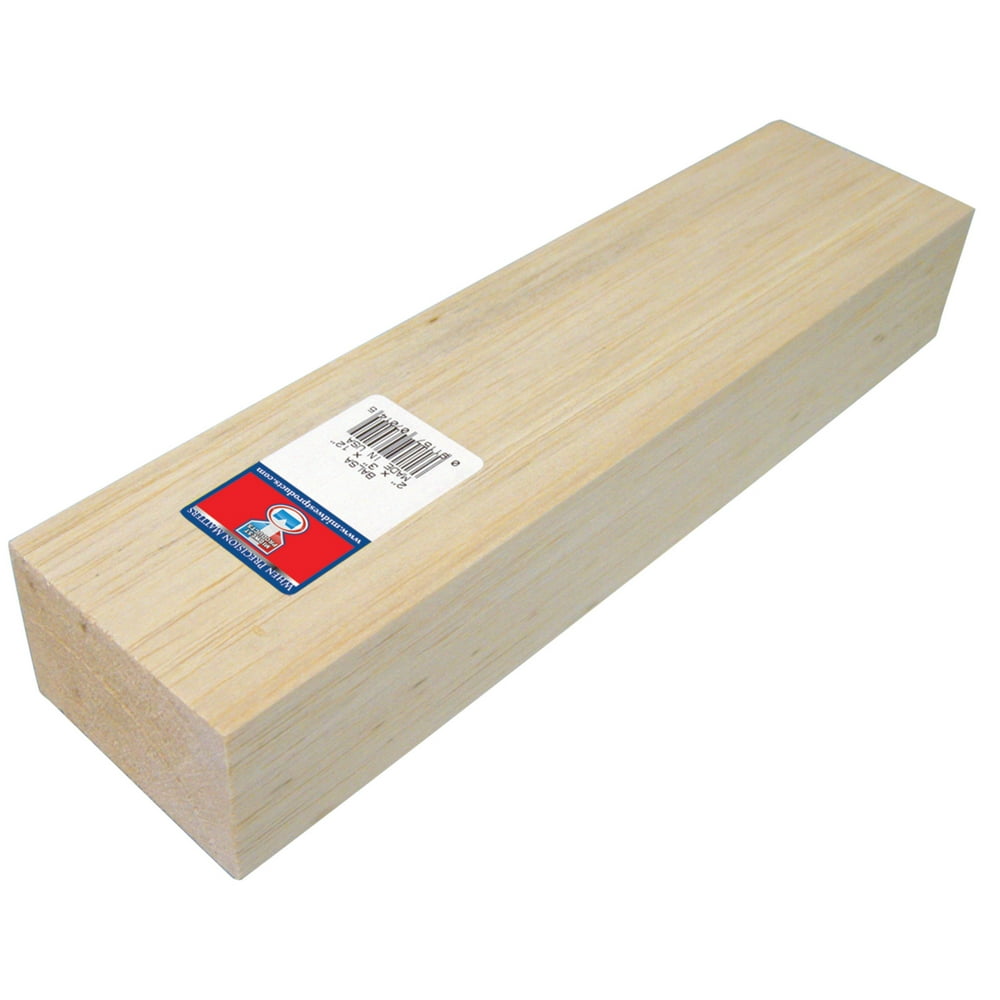Midwest Balsa Wood Block, 3" x 2" x 12"