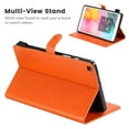 thumbnail image 5 of Galaxy Tab A 8.0 2019 Case, Dteck Embossed Cat PU Leather Folio Case Stand Cover With Built-in Card Slots for Samsung Galaxy Tab A 8.0 inch 2019 Model SM-T290 T295, Orange, 5 of 6