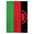 thumbnail image 2 of Breeze Decor 08285 Malawi 2-Sided Vertical Impression House Flag - 28 x 40 in., 2 of 2