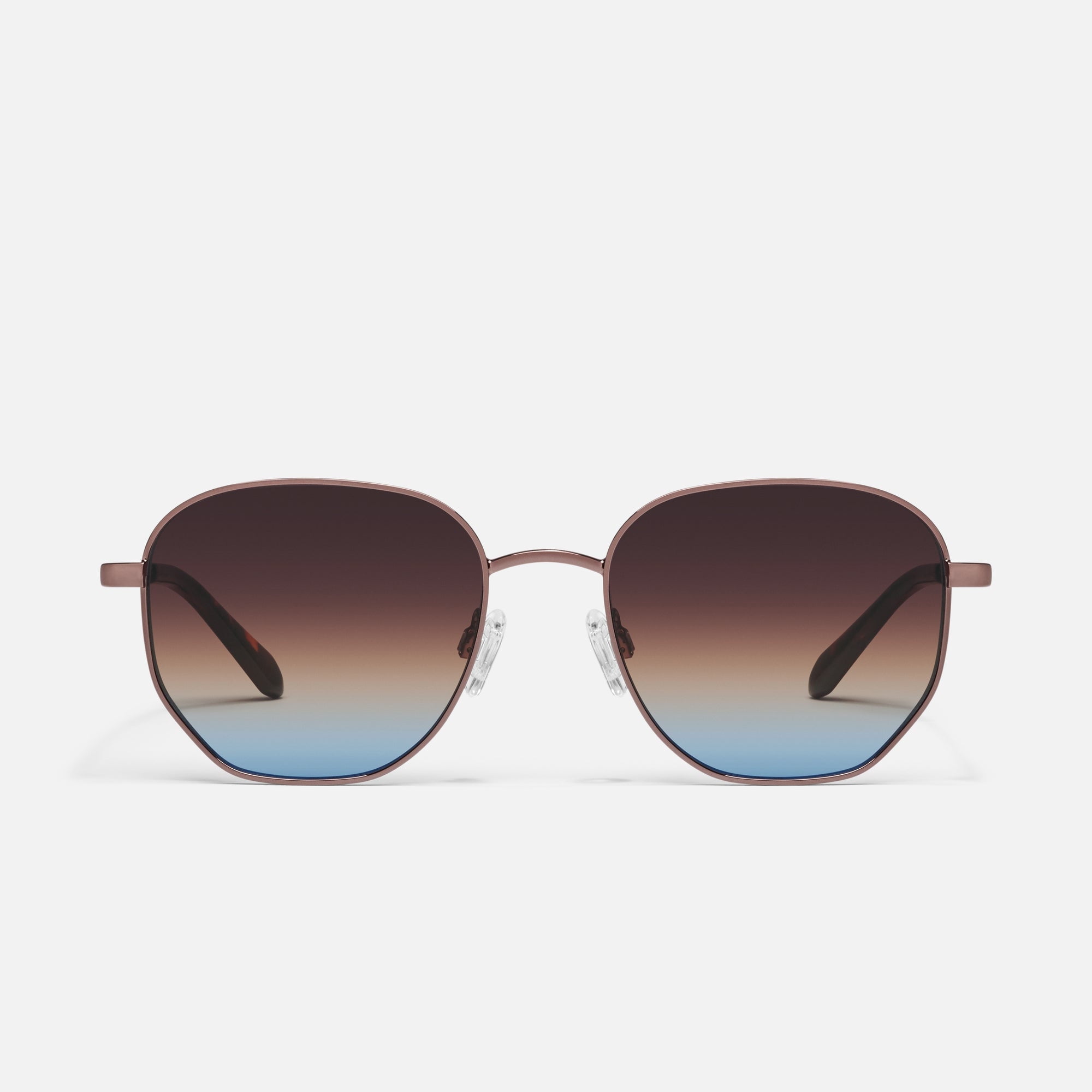 Quay Womens Real One Sunglasses Gold/Purple Pink - Walmart.com