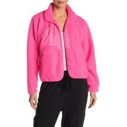 FREE PEOPLE Womens Pink Jacket Size: L