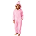 thumbnail image 2 of BRGZLK Halloween Pumpkin Onesie for Boys Girls 2026 Trendy Cute Long Sleeve Flannel Soft Cozy Plush Hooded Jumpsuit Winter Warm Fuzzy One Piece Jumpsuits Pink 4-5 Years, 2 of 7