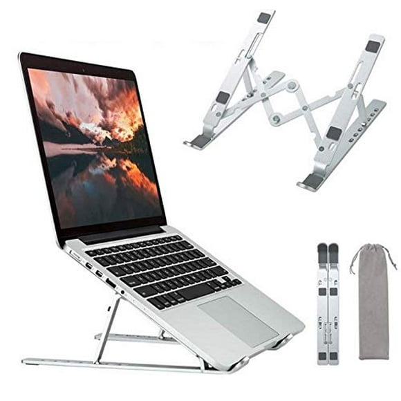 HYFAI Support de Bureau Universel en Aluminium Réglable 10-15.6 Pouces Ventilé pour MACBOOK,DELL,HP,Tablette,IPAD