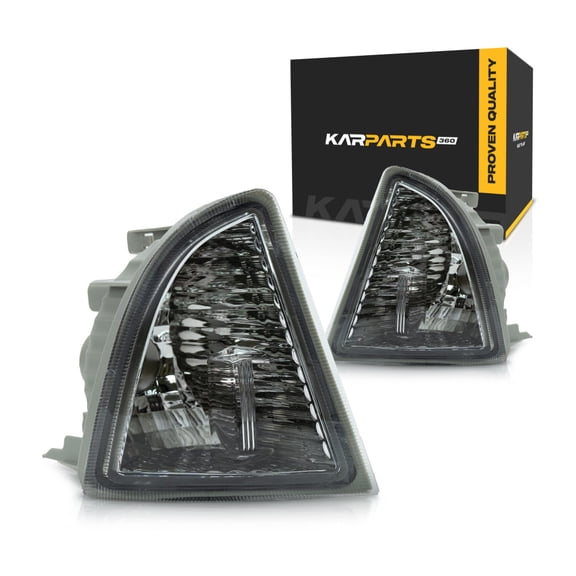 For 2012-2014 Toyota Prius C Pair Driver and Passenger Side Turn Signal Light w/ Bulbs Included DOT Certified TO2532117 TO2533117 - Replaces 81521-52040 81511-52040